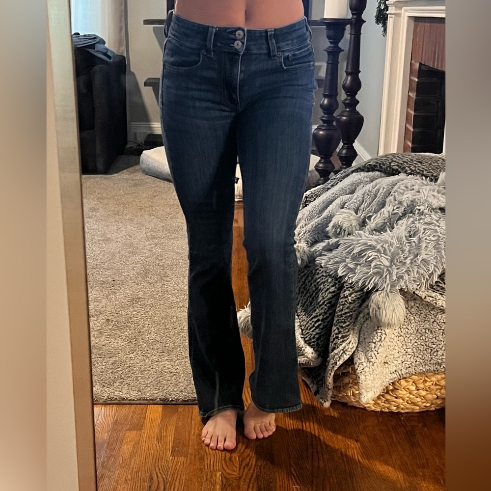 American Eagle Outfitters Dark Blue Flare Jeans